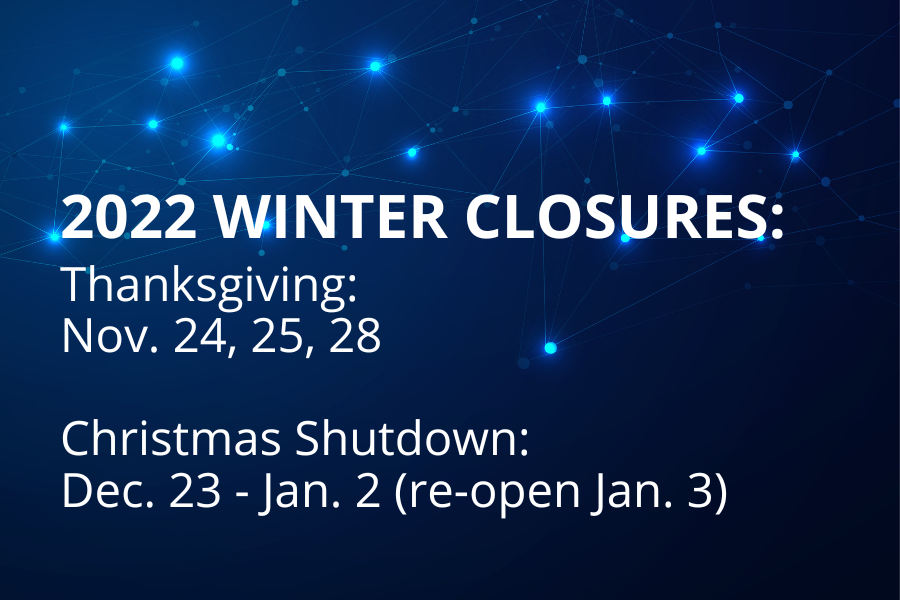2022 Winter Closures